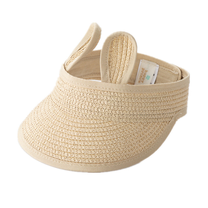 Wholesale Straw Kids Empty Beach Sun Hats